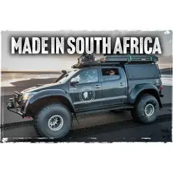 Hardtop Adventure noir strié Toyota Hilux 2005-2015 double cabine Alu-Cab